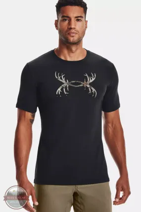 1366017 Short Sleeve Antler Logo T-Shirt