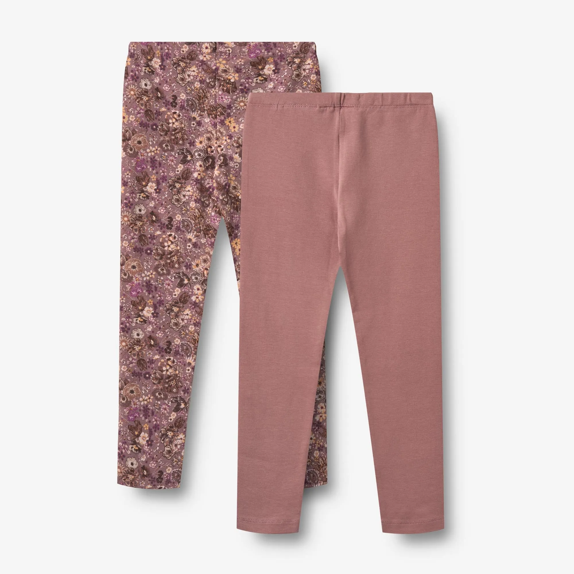 2 Leggings Jules - lavender flowers