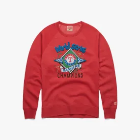 2023 World Series Champions Rangers Crewneck