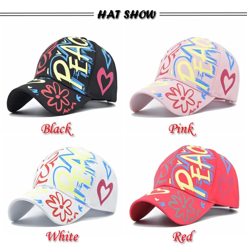 3D Embroidery Cotton Letter Men's Baseball Cap Women's Summer Cap Gorra Hombre Snapback Caps Bone Dad Hat Size 56-60CM