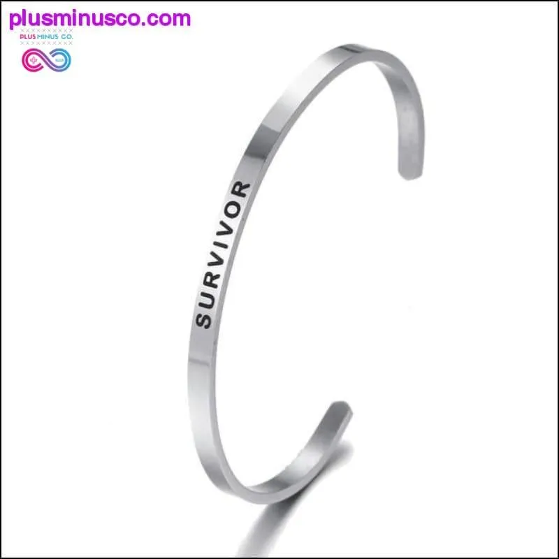 4mm Fashion Inspirational Bracelet Bangle "Love