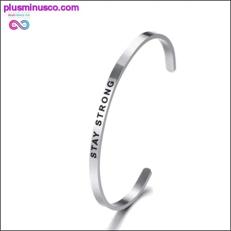 4mm Fashion Inspirational Bracelet Bangle "Love