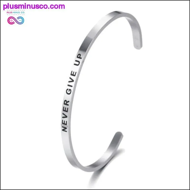 4mm Fashion Inspirational Bracelet Bangle "Love