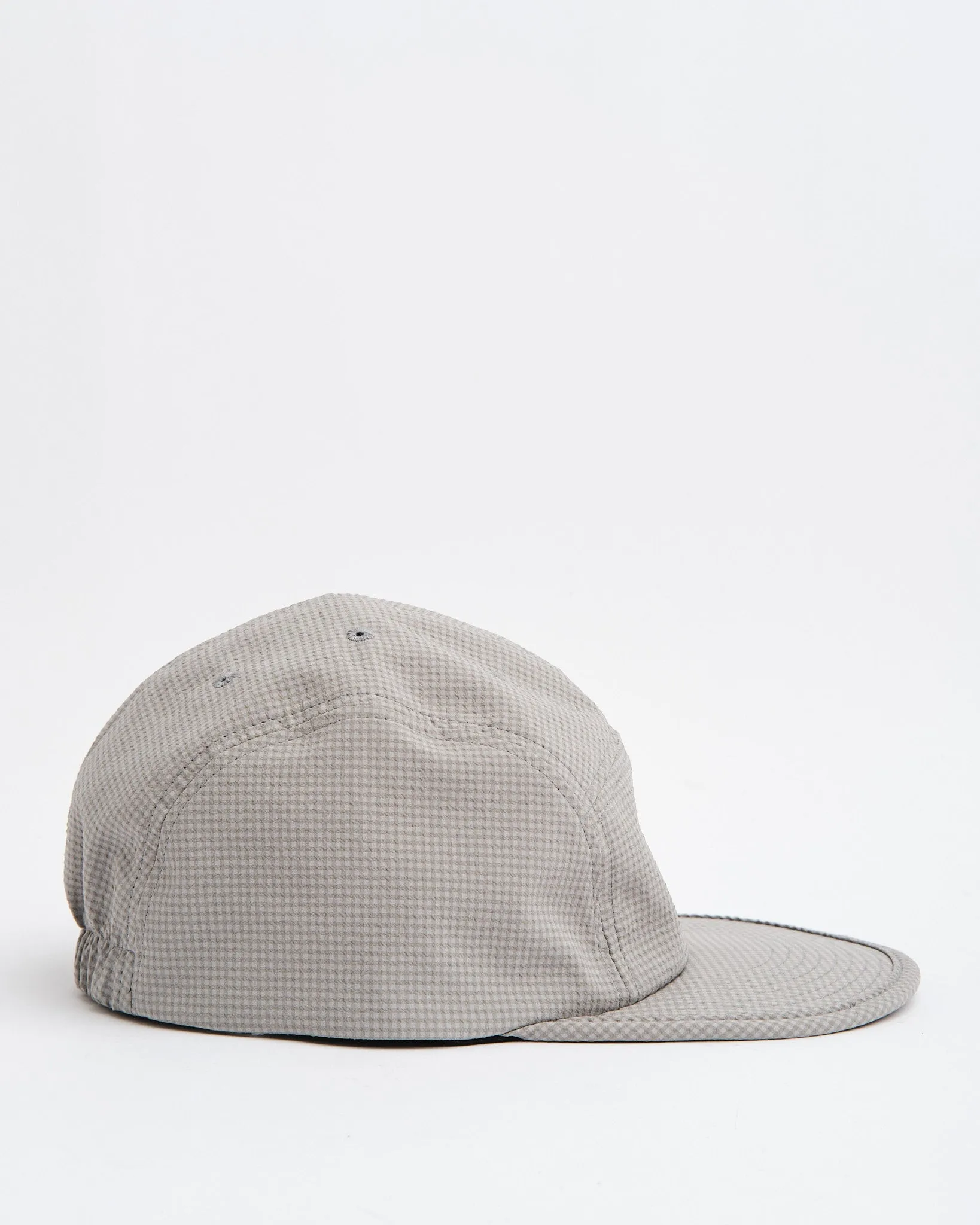 5 Panel Jet Cap Gingham White