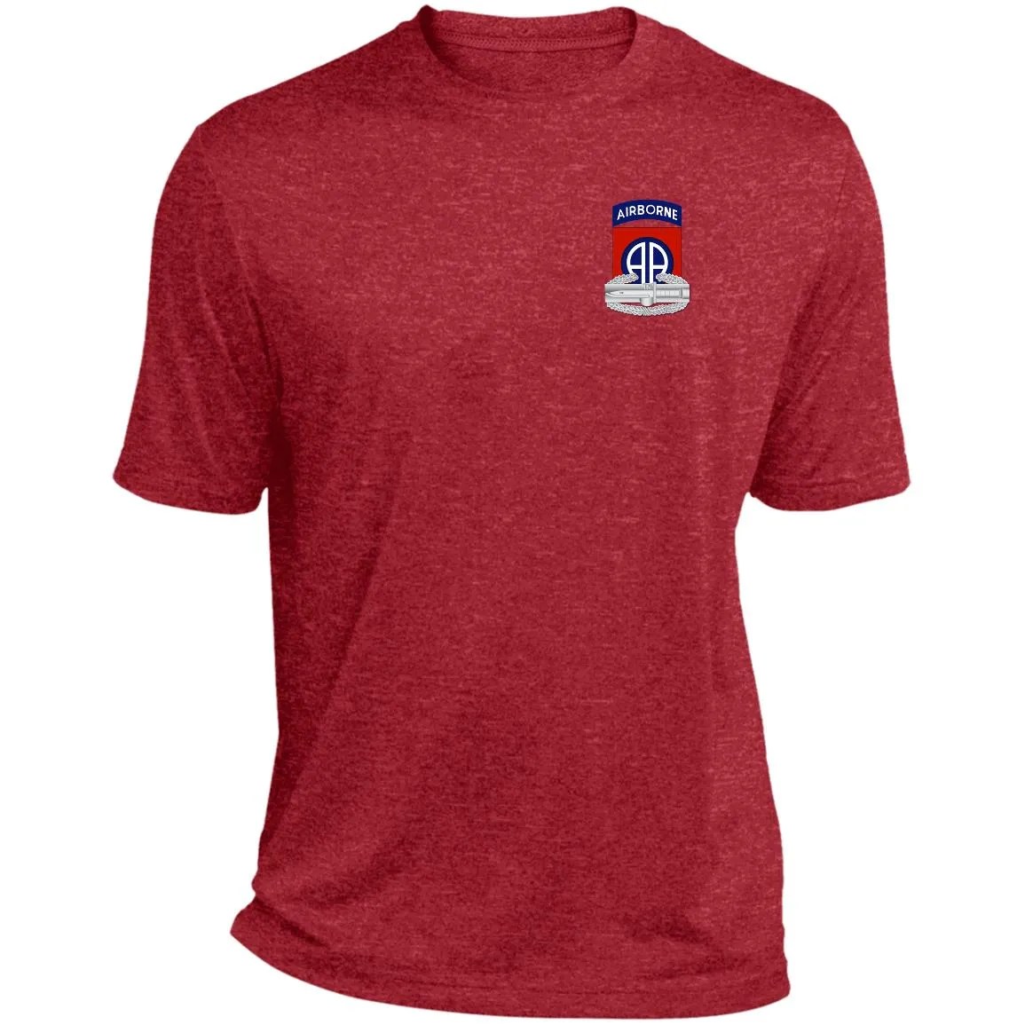 82nd Airborne CAB Heather Performance Tee