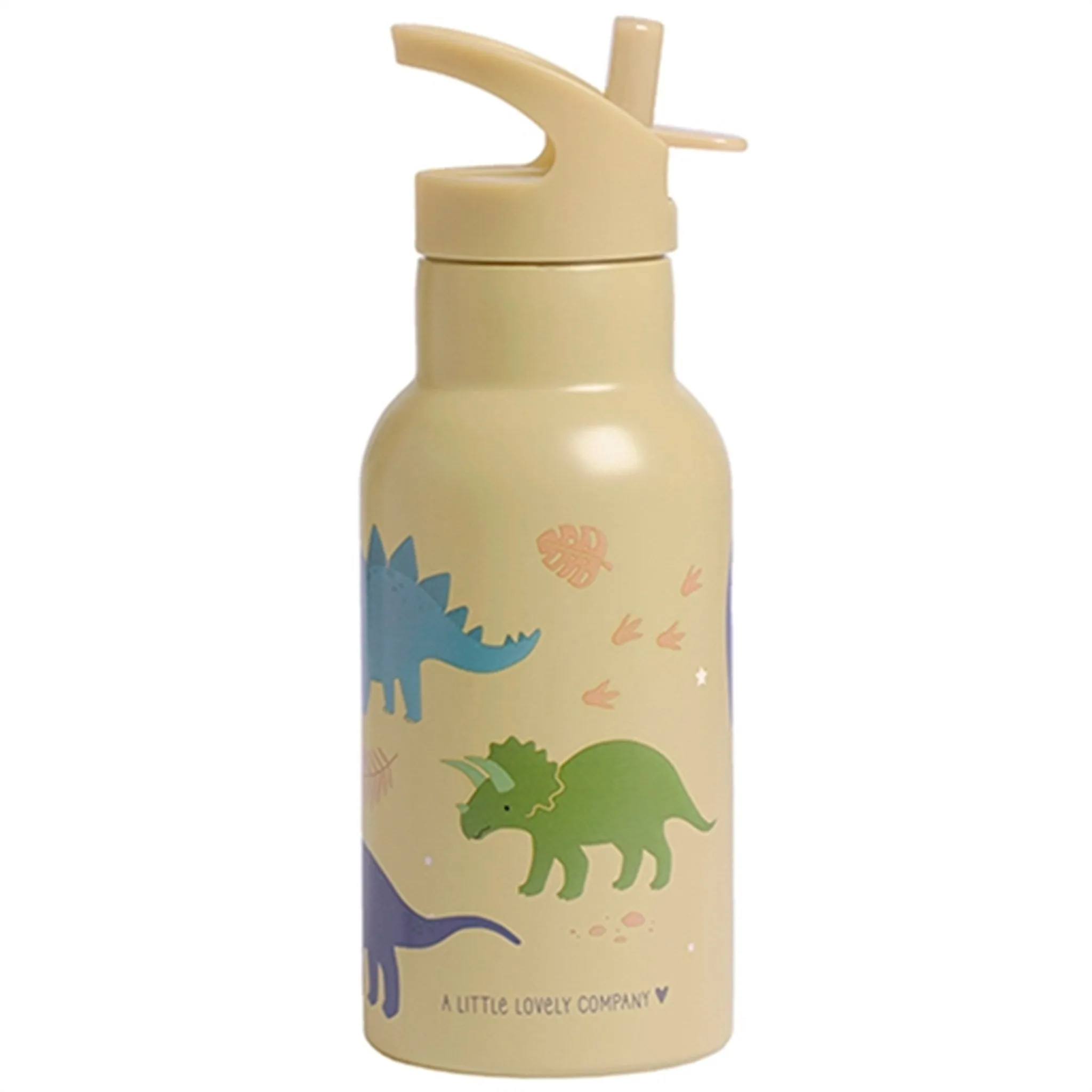 A Little Lovely Company Stainless Steel Drink Bottle Dinosaurs