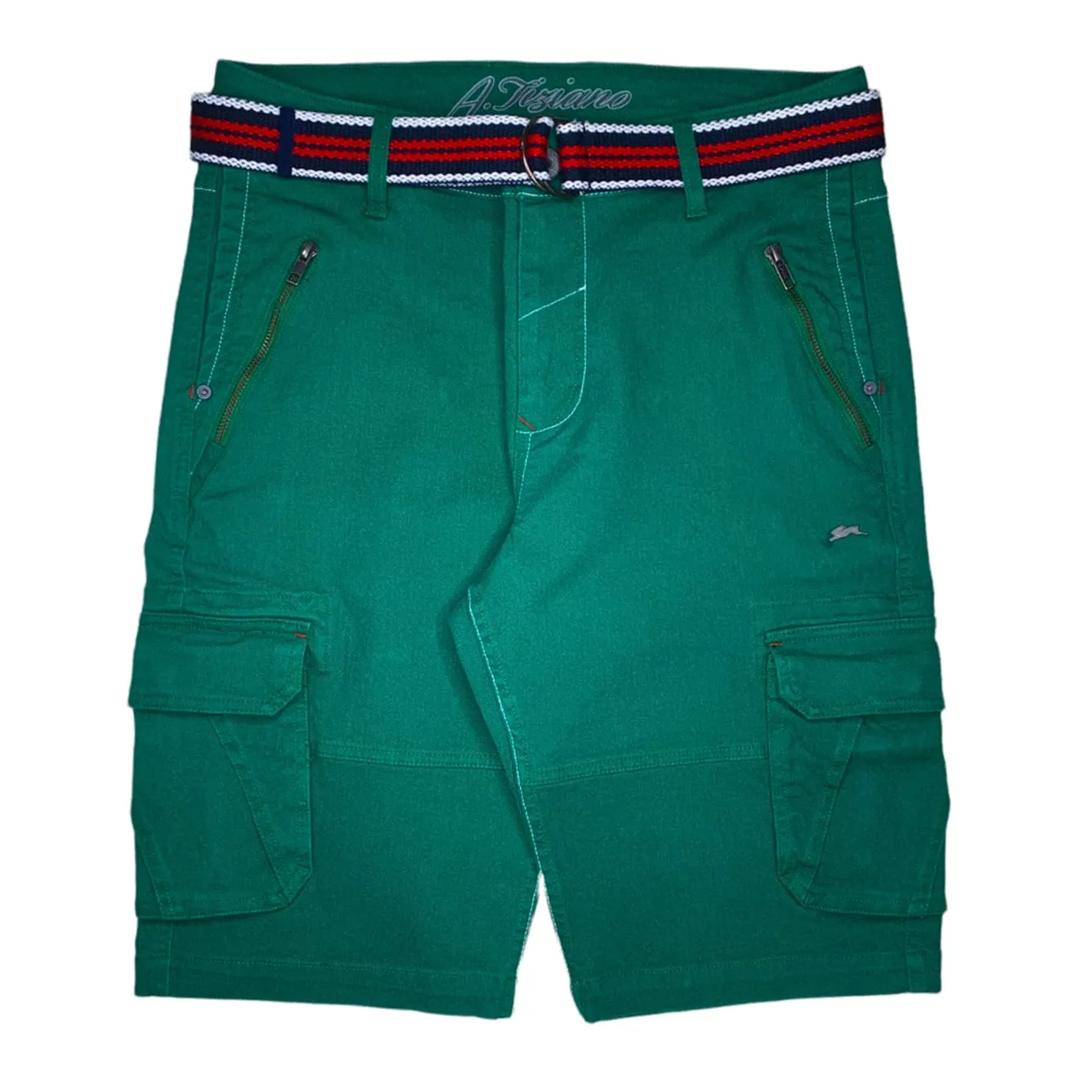 A. Tiziano Carlos Denim Short (Grass) - 72ATC1402