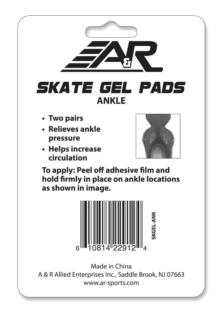 A&R hockey Skate Ankle Gel Pads (4 Pack)