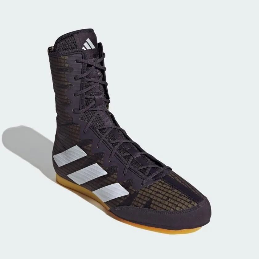 adidas Box Hog 4 Boxing Boots Aurora Black & Gold