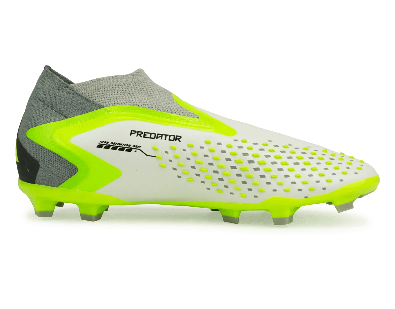 adidas Kids Predator Acccuracy  FG White/Lucid Lemon