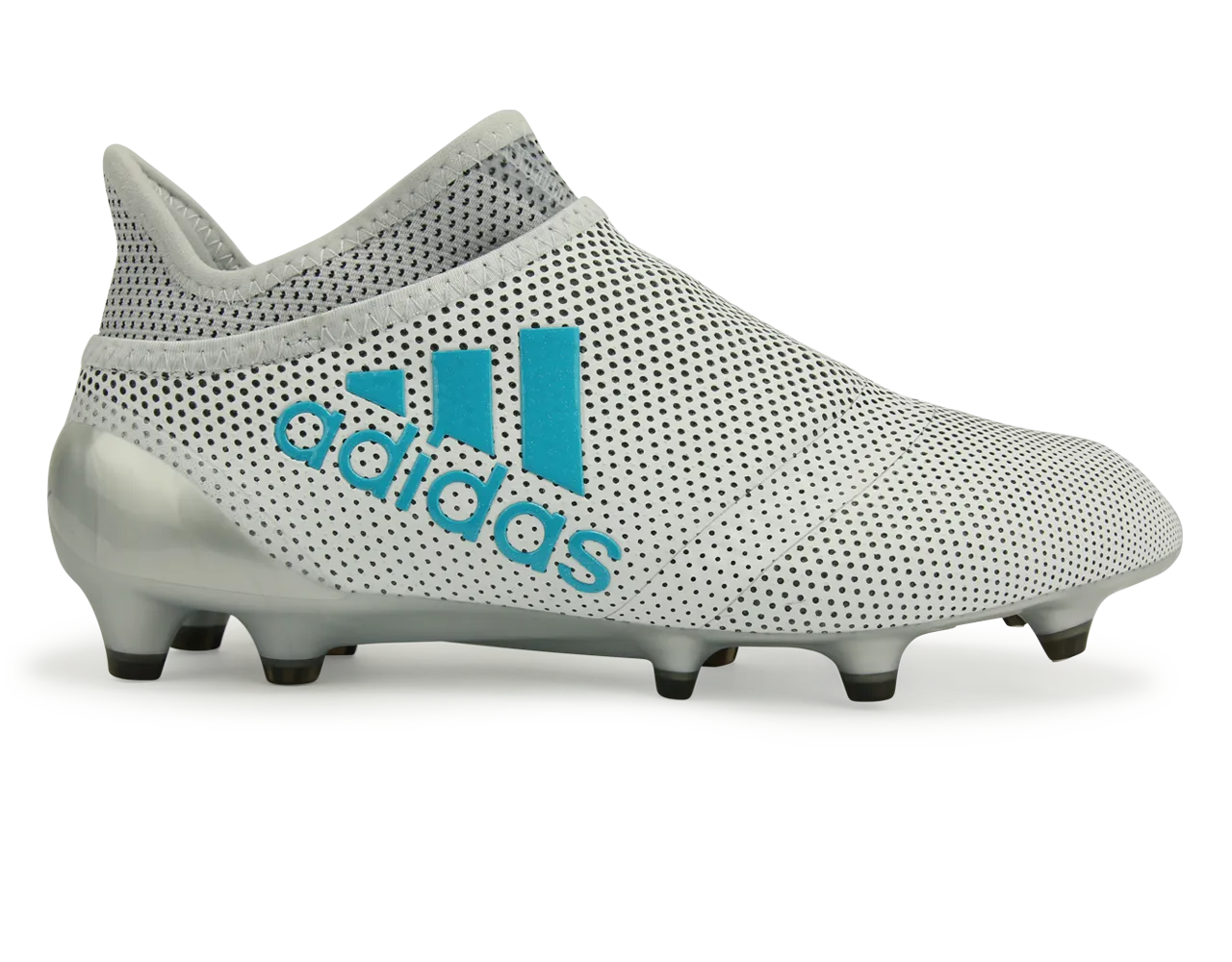 adidas Kids X 17  PURESPEED FG White/Energy Blue/Clear Grey