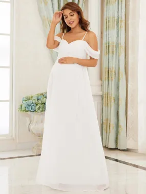 Adorable A Line Off Shoulder Wholesale Maternity Dresses