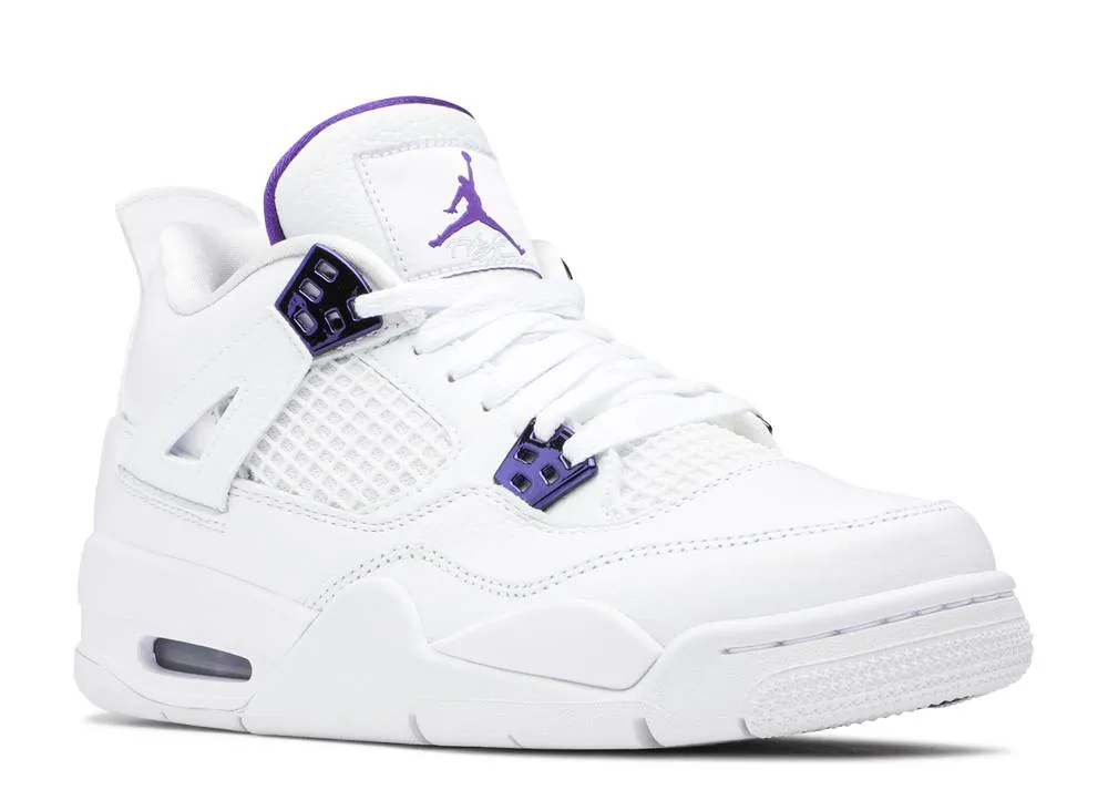 Air Jordan 4 Retro GS 'Purple Metallic'