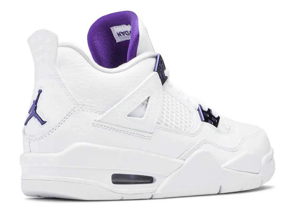 Air Jordan 4 Retro GS 'Purple Metallic'