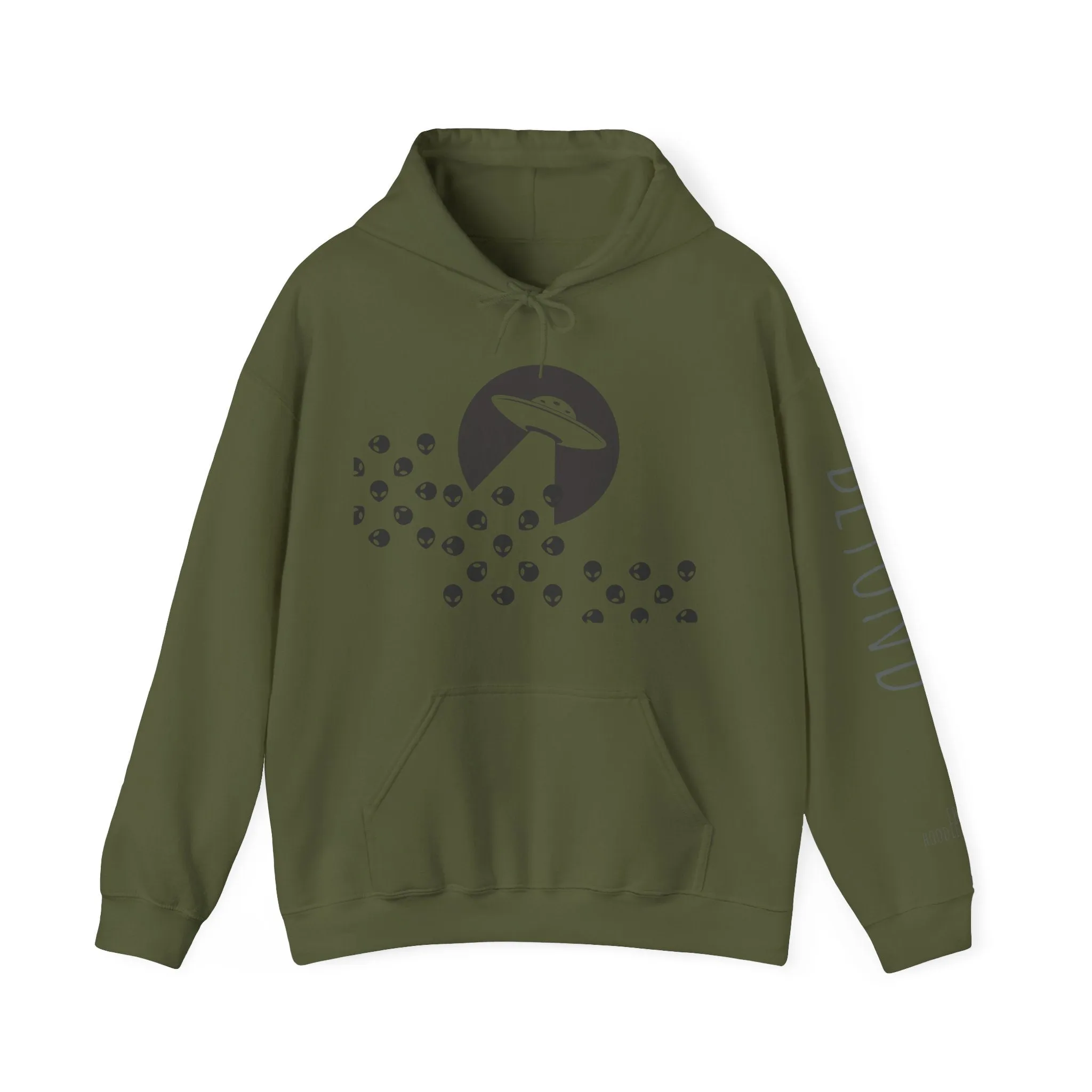 Alien Spaceship Heavy Blend™ Hooded Sweatshirt