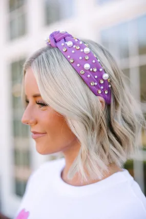 All In Lavender Purple Headband