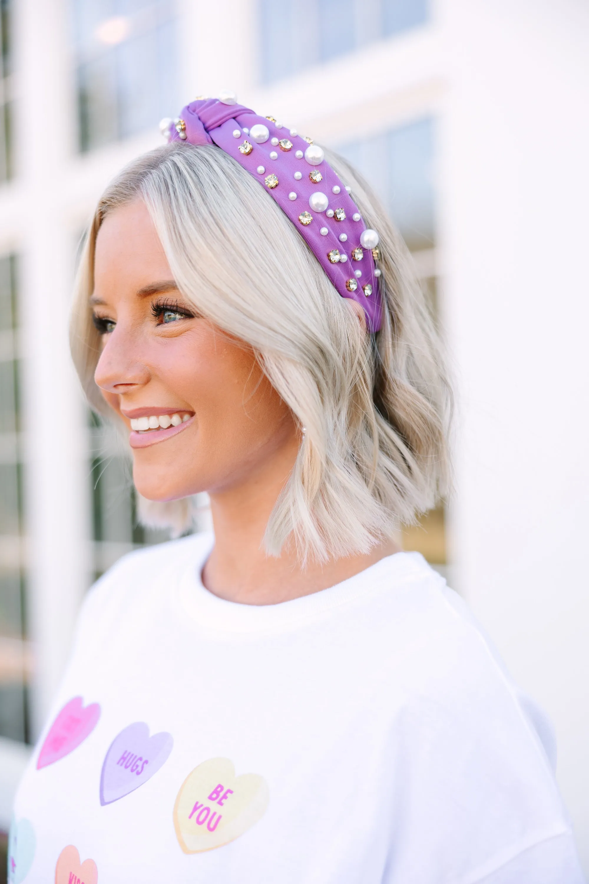 All In Lavender Purple Headband