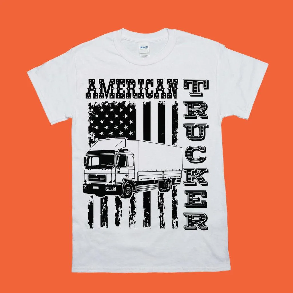 American Trucker | American Flag T-Shirts