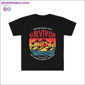 Another School Year Survivor Teachers Funny T-shirt (Dark