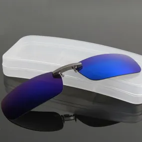 Anti-UVA UVB Night Vision Lens Driving Unisex Polarized Clip On Sunglasses