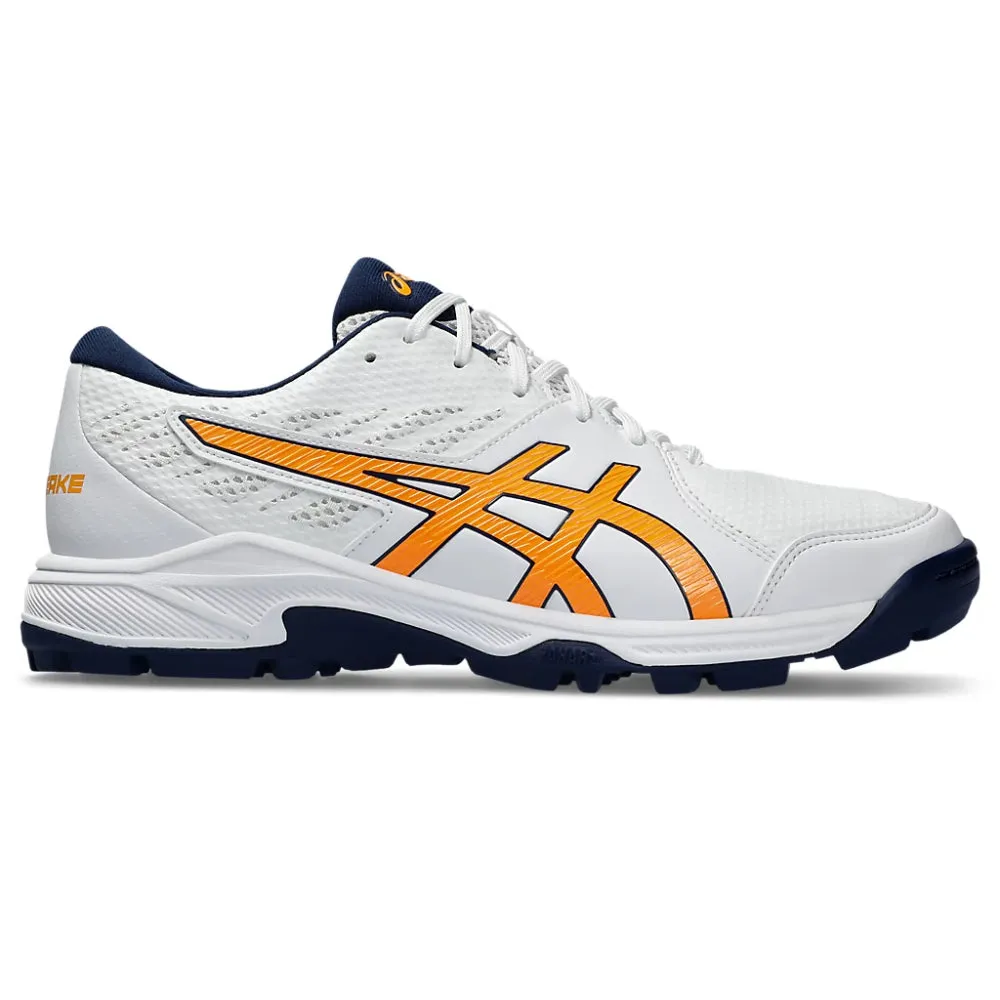 ASICS Men's Gel-Peake 2 Cricket Shoe (White/Stadium Orange)