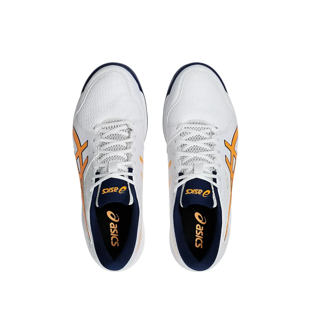 ASICS Men's Gel-Peake 2 Cricket Shoe (White/Stadium Orange)