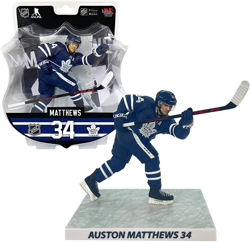 Auston Matthews Toronto Maple Leafs 2021-22 Unsigned Imports Dragon 6" Player Replica Figurine