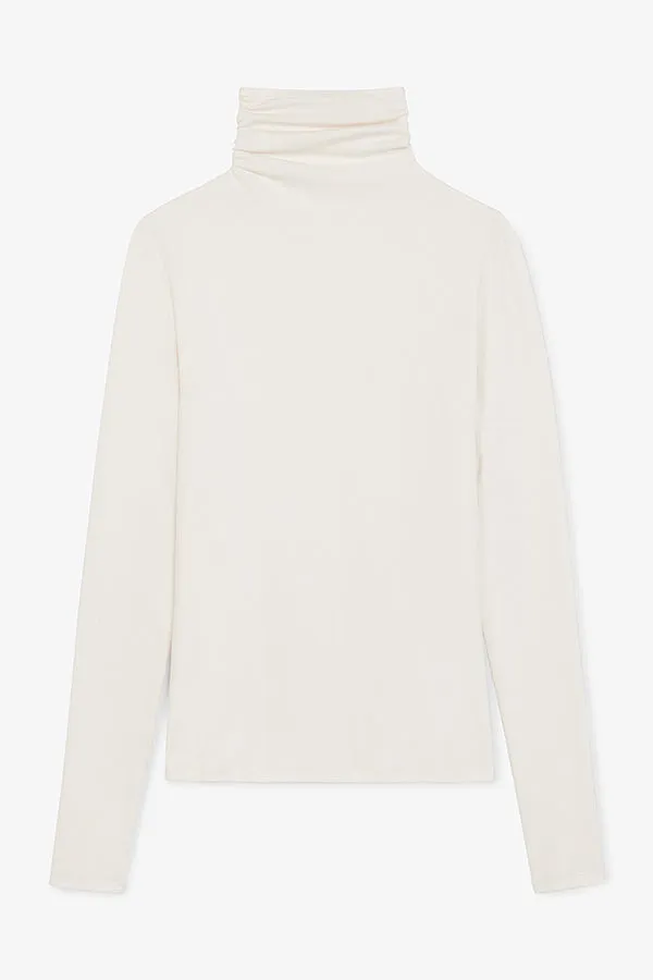 Axam Turtleneck - Organic Ribbed Pima Cotton :: Ivory