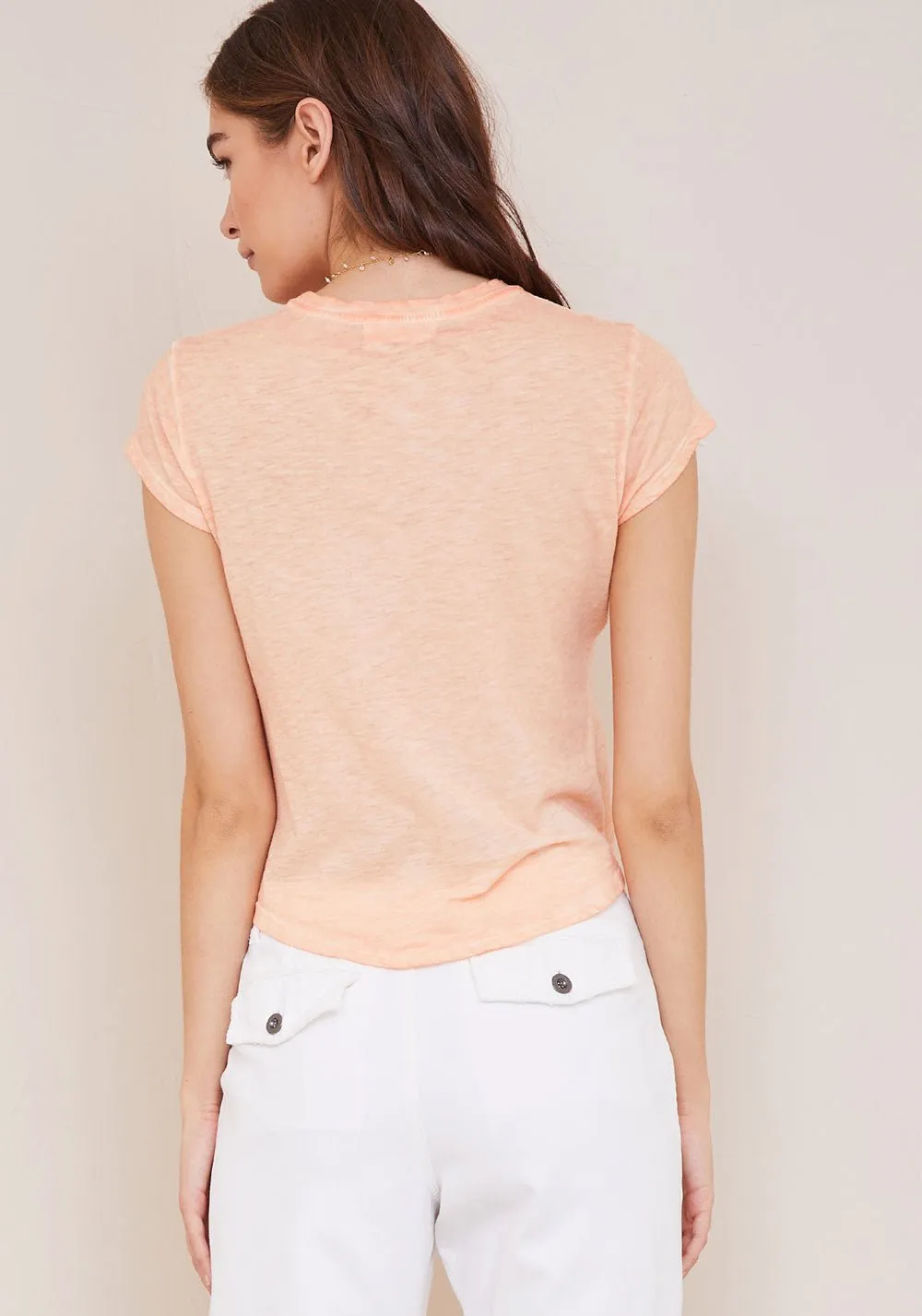 Baby Crew Tee - Soft Apricot