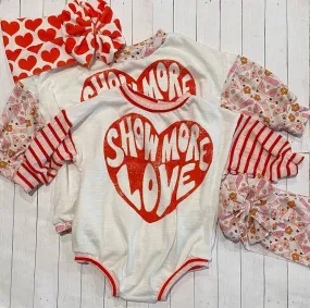 Baby Show More Love Romper