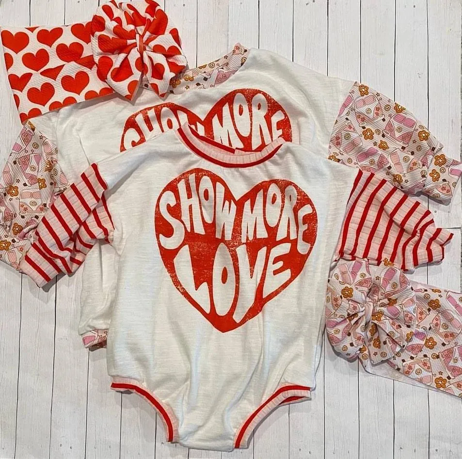 Baby Show More Love Romper