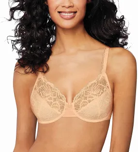 Bali Women's Desire Lace Non-Foam Underwire, Champagne Shimmer, 42DD