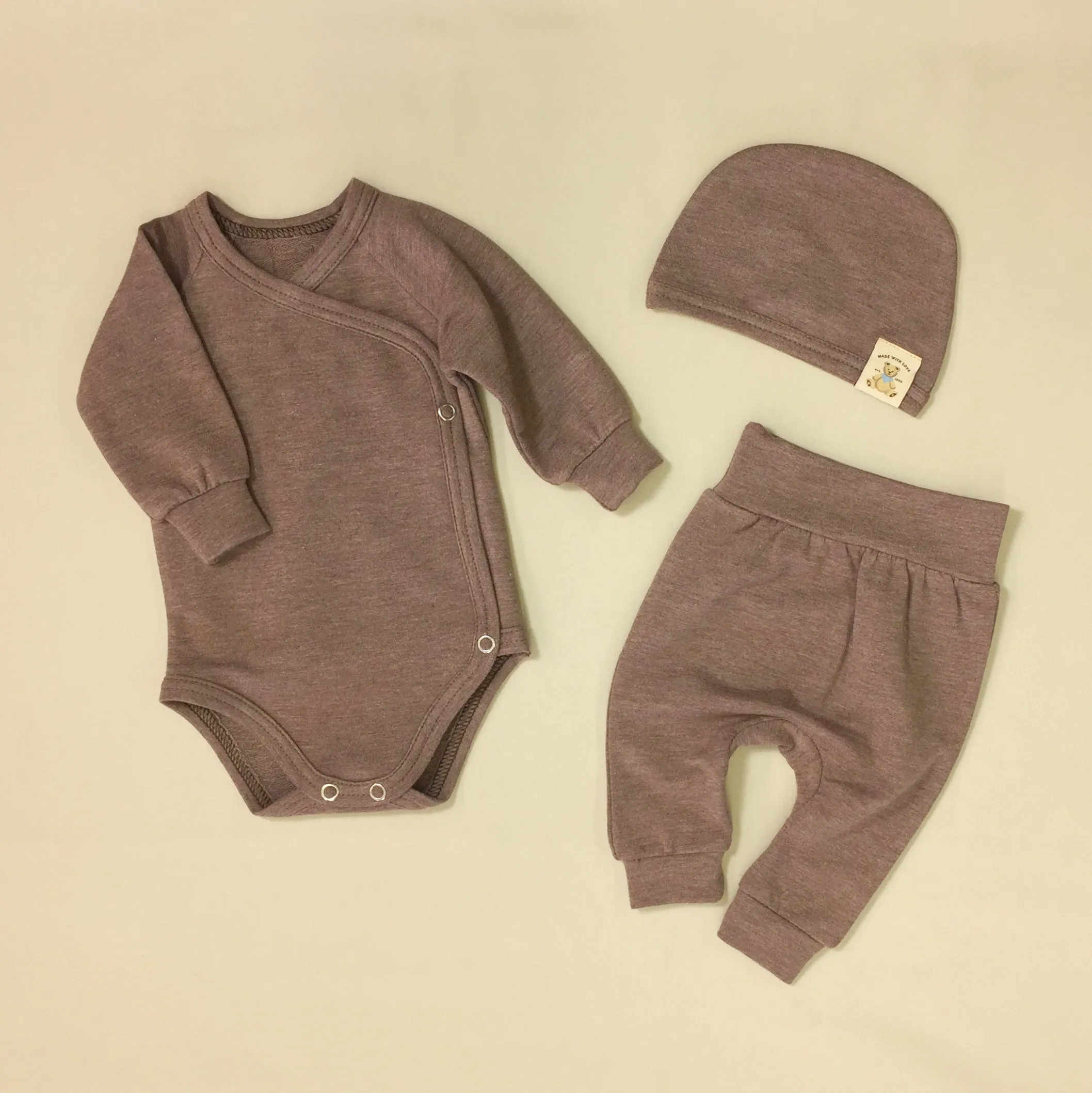 Bamboo Layette Sequoia Bark