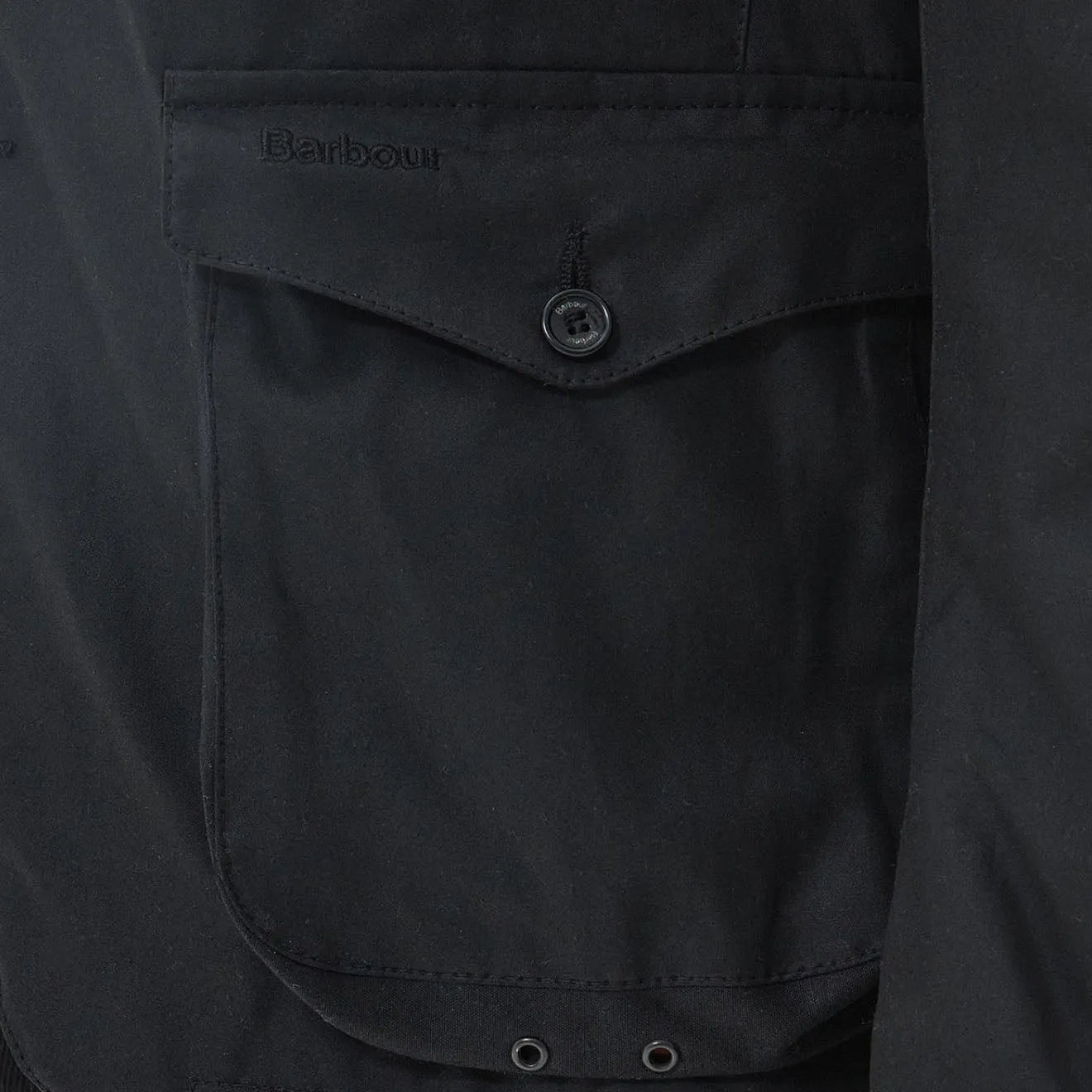 Barbour Beacon Sports Wax Jacket Black