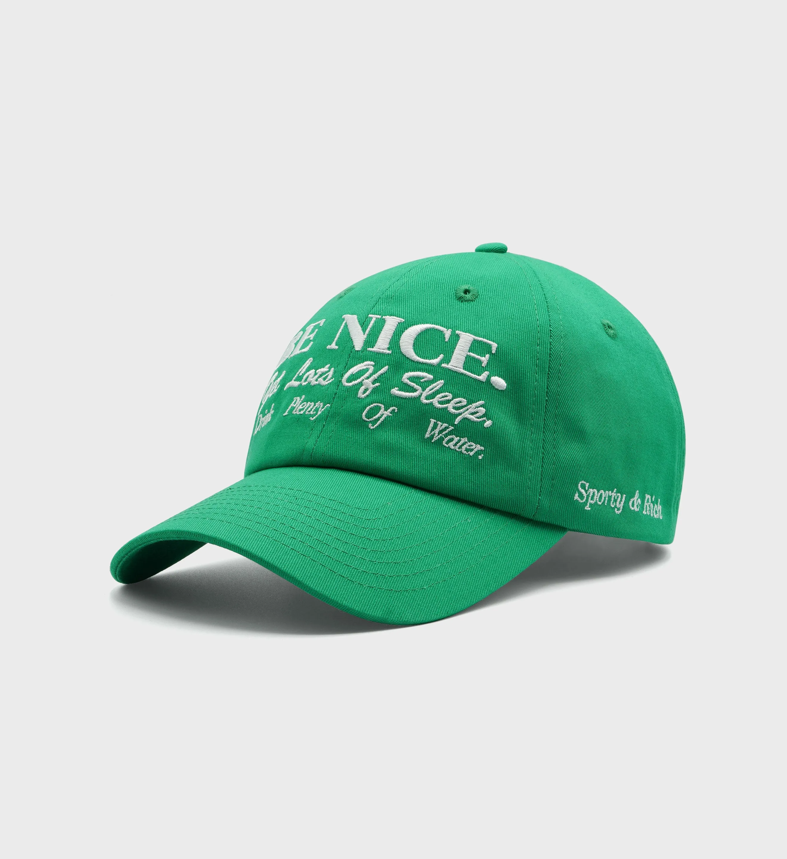 Be Nice Hat - Verde/White