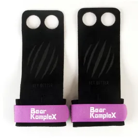 Bear KompleX 2 Hole Hand Grips - Purple