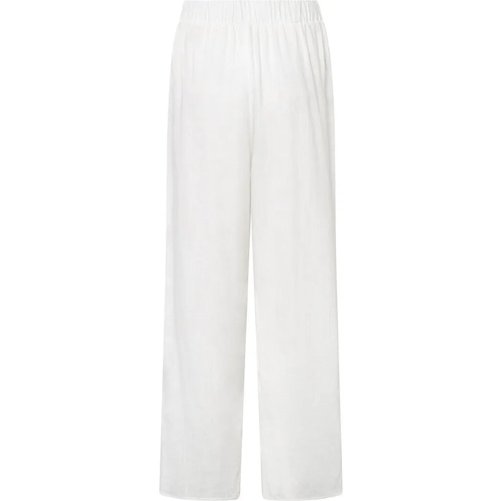 Beautiful Tara pants in delicious linen quality (RW) / 100020 - White