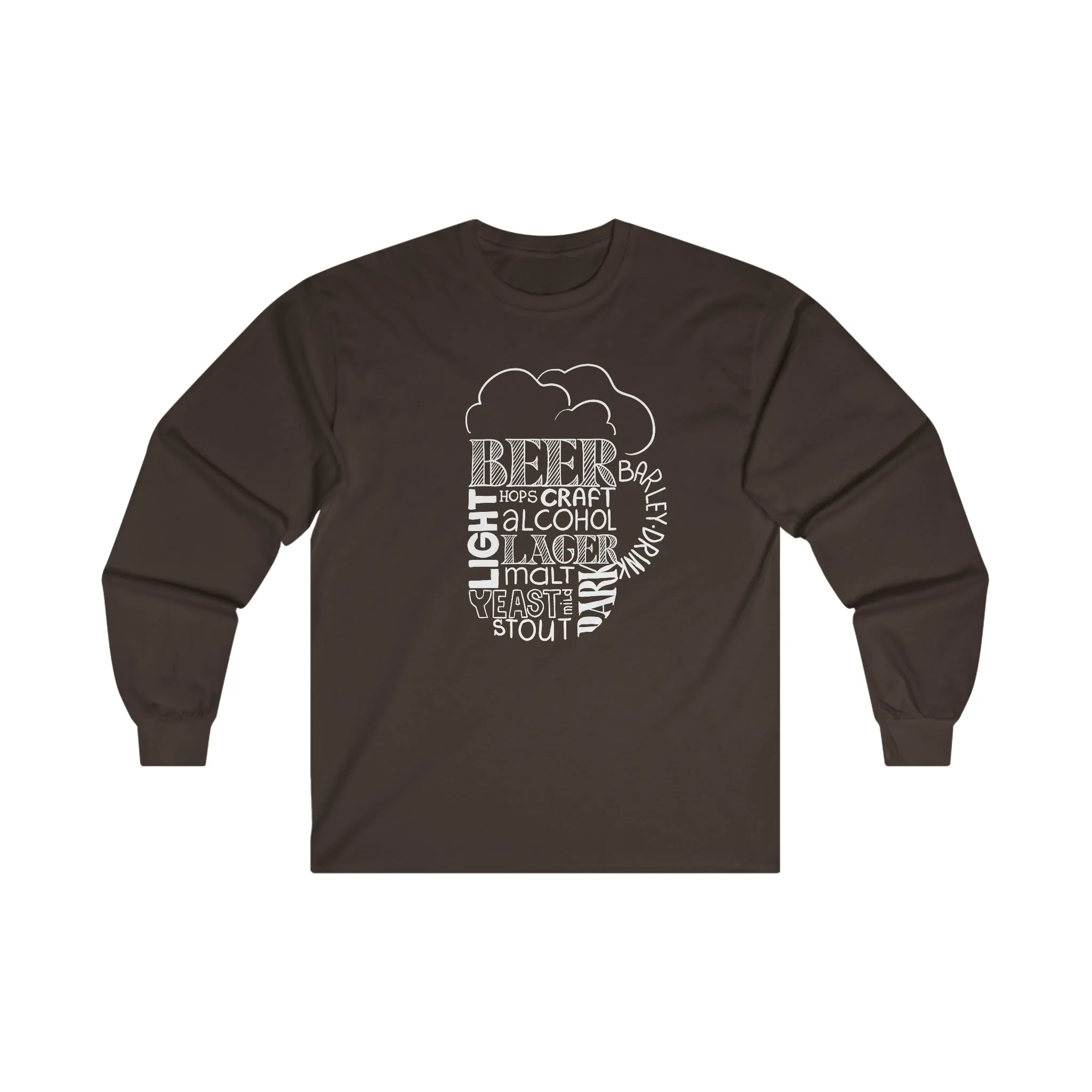 Beer Mug Of Words Long Sleeve Tee