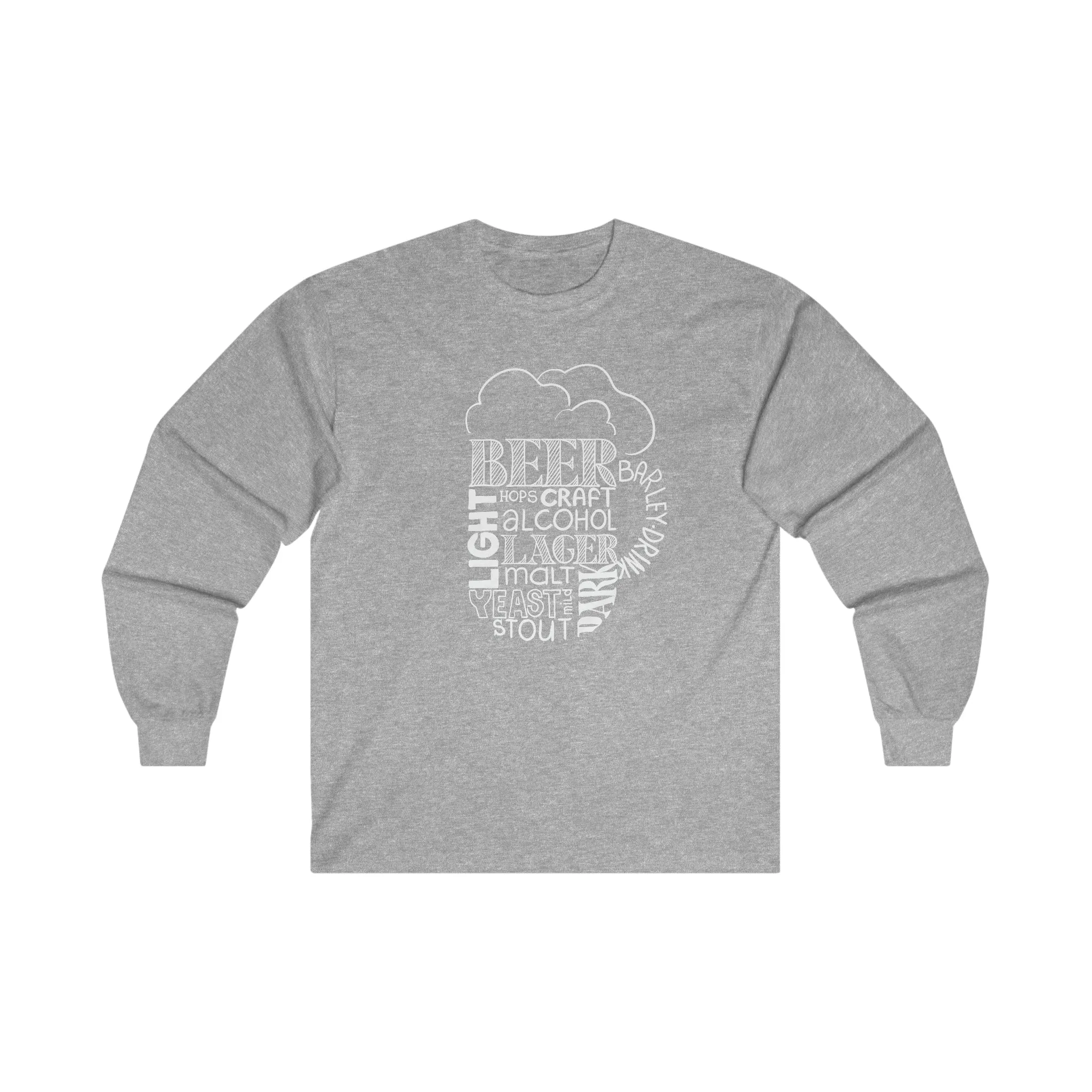 Beer Mug Of Words Long Sleeve Tee