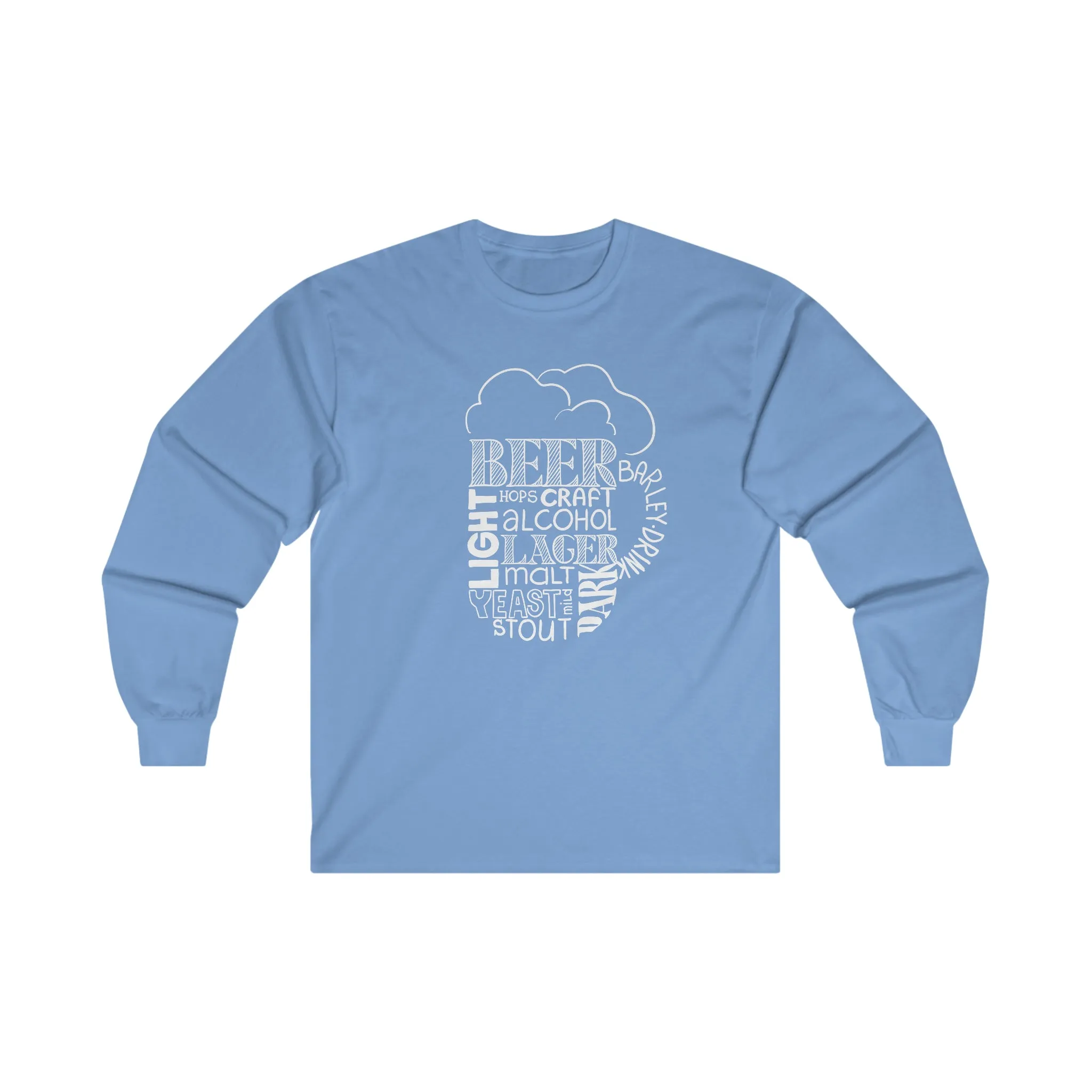 Beer Mug Of Words Long Sleeve Tee