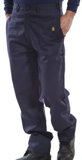 Beeswift Flame Retardant Proban Welding Utility Work Trousers Civils- Cfrt