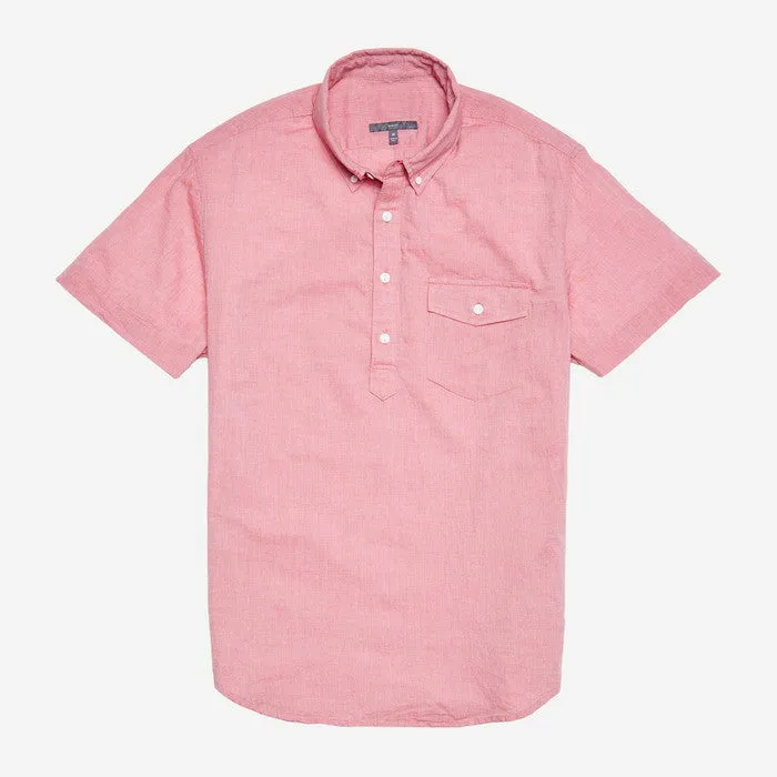 Bespoke - Pink Popover Short Sleeve Shirt