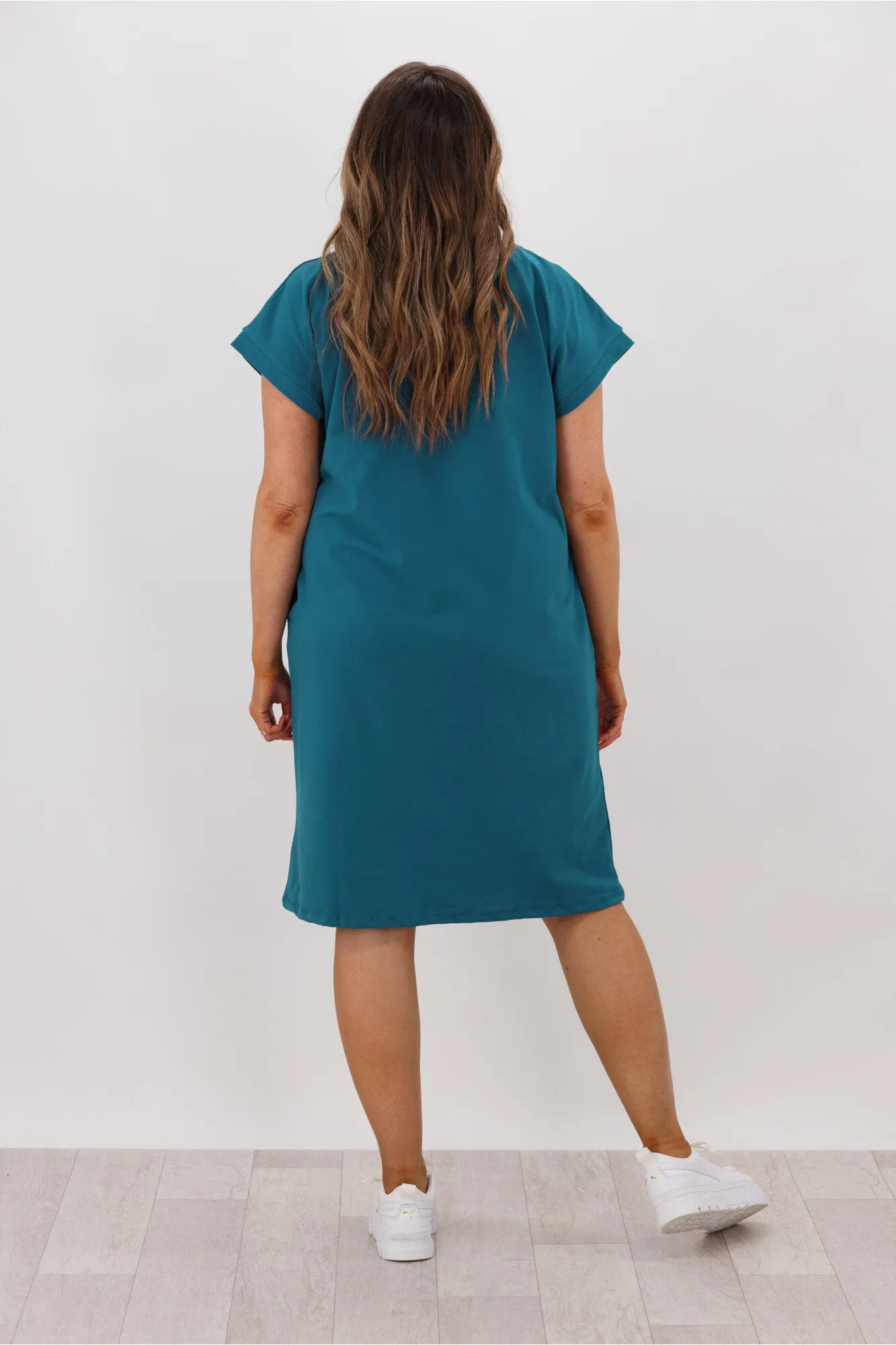 Betty Basics Zena T-Shirt Dress Persian Blue