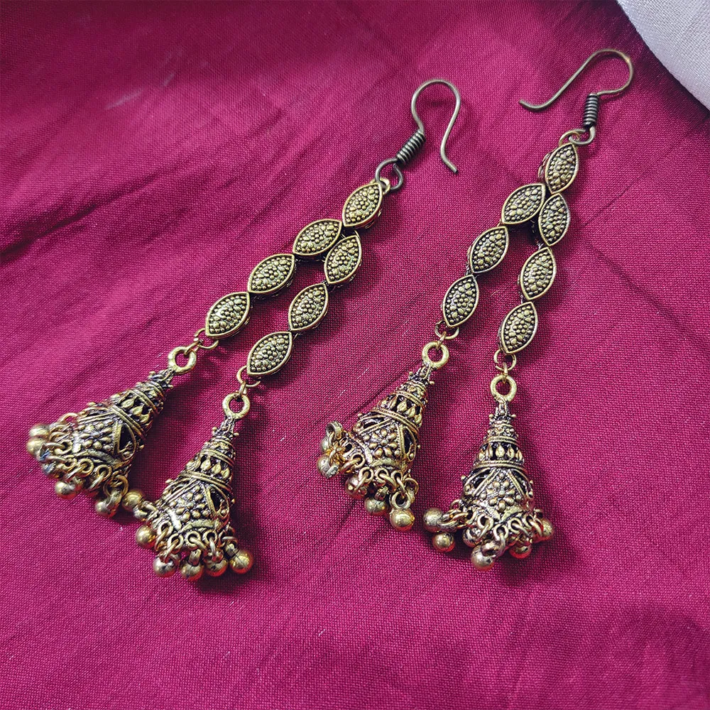 Bhavi Jewels Gold Plated Dangler Earrings