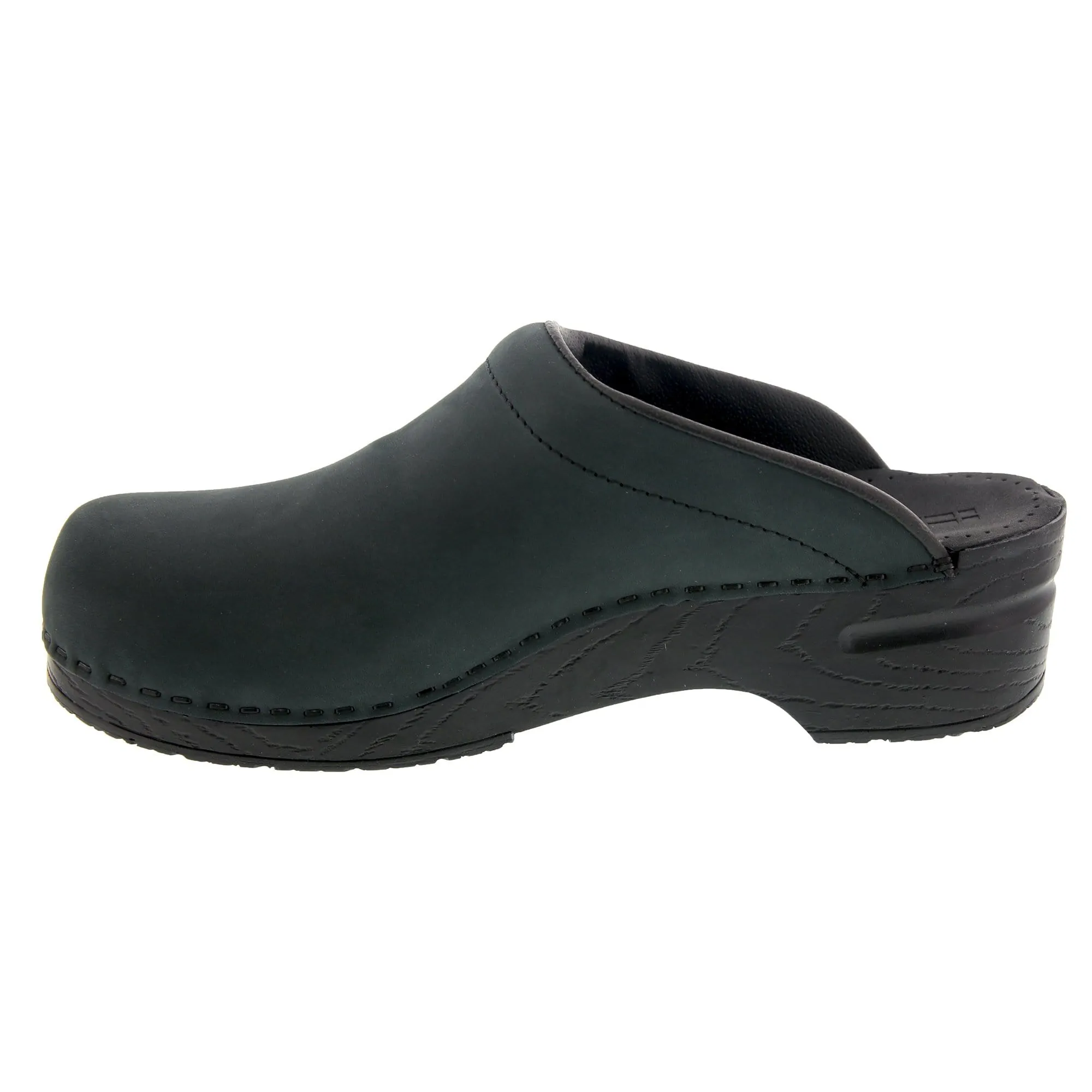 BJORK Men's SAM OPEN BACK Oiled Leather Clogs