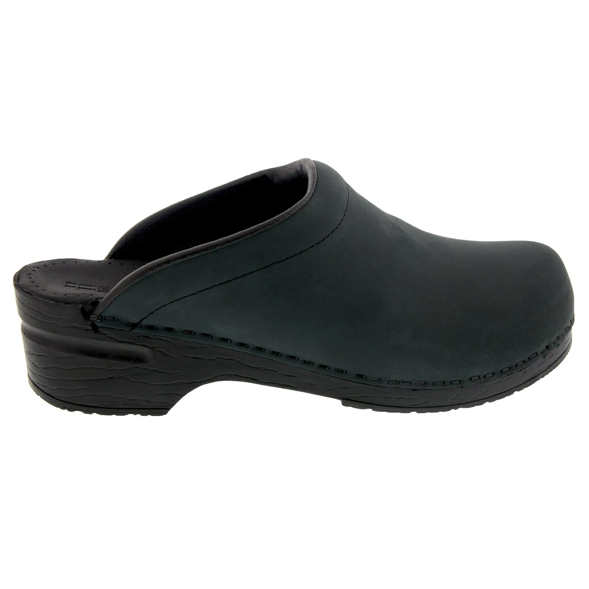 BJORK Men's SAM OPEN BACK Oiled Leather Clogs