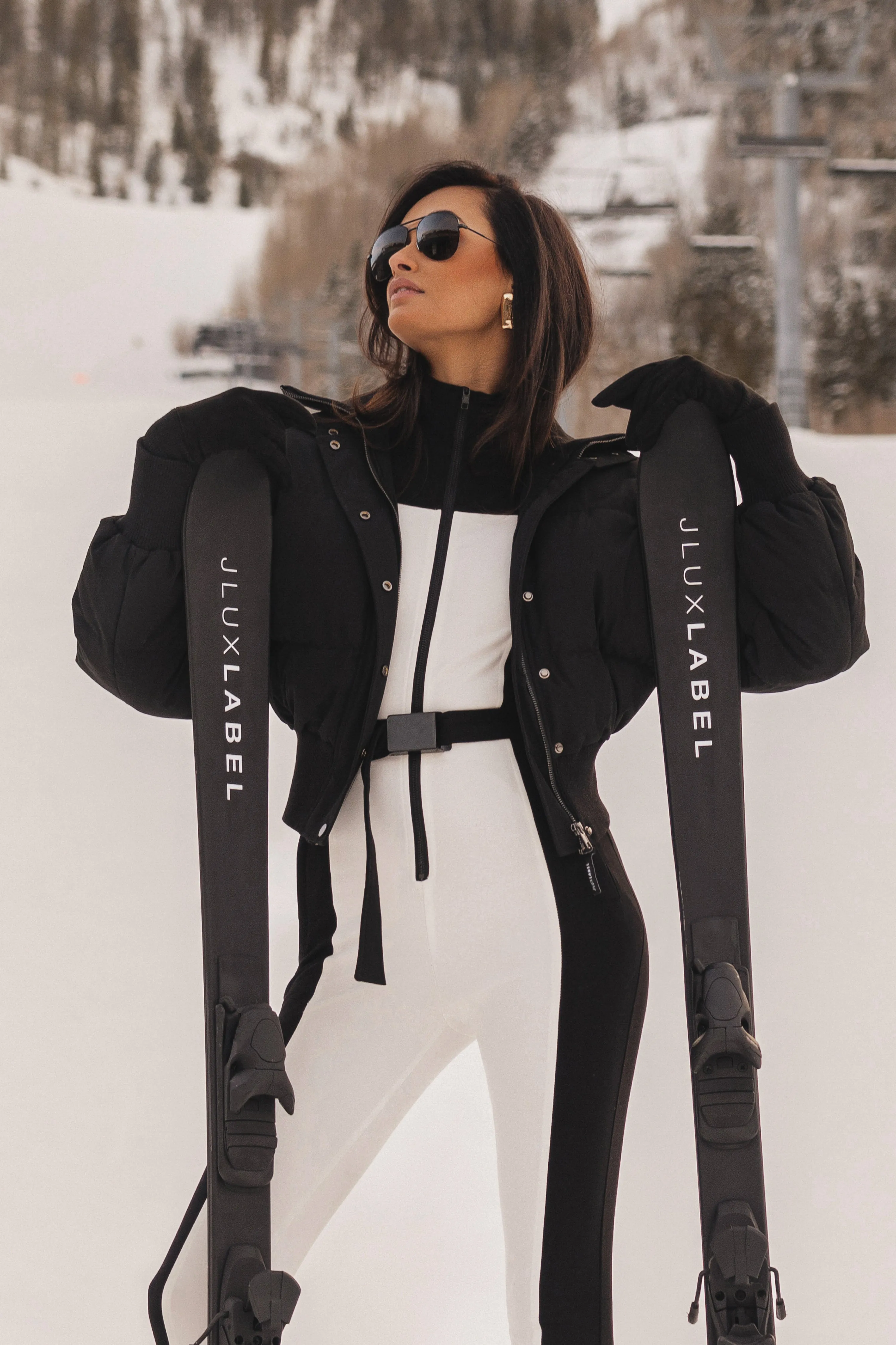 Black Arctic Rush Ski Suit