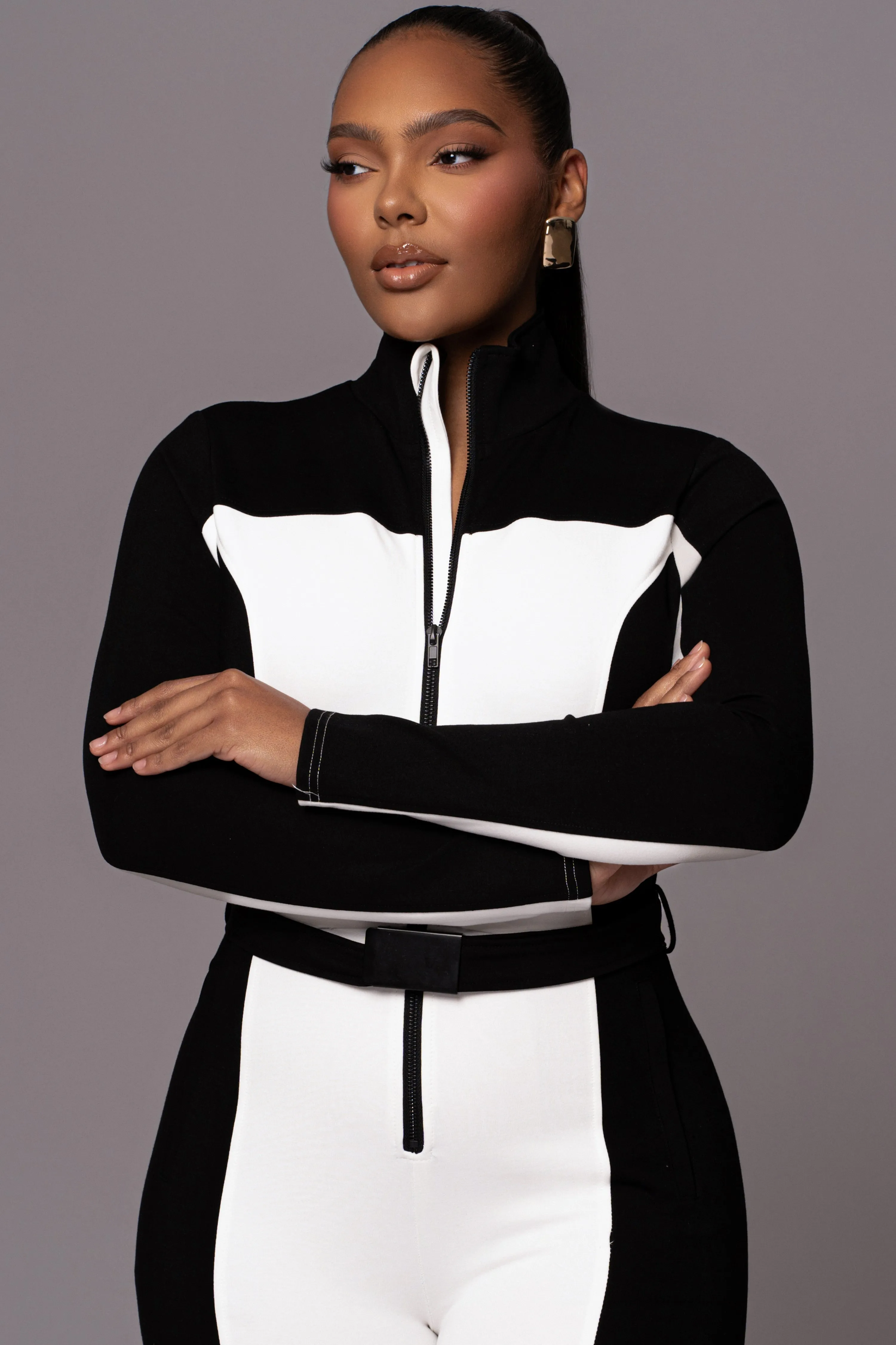 Black Arctic Rush Ski Suit