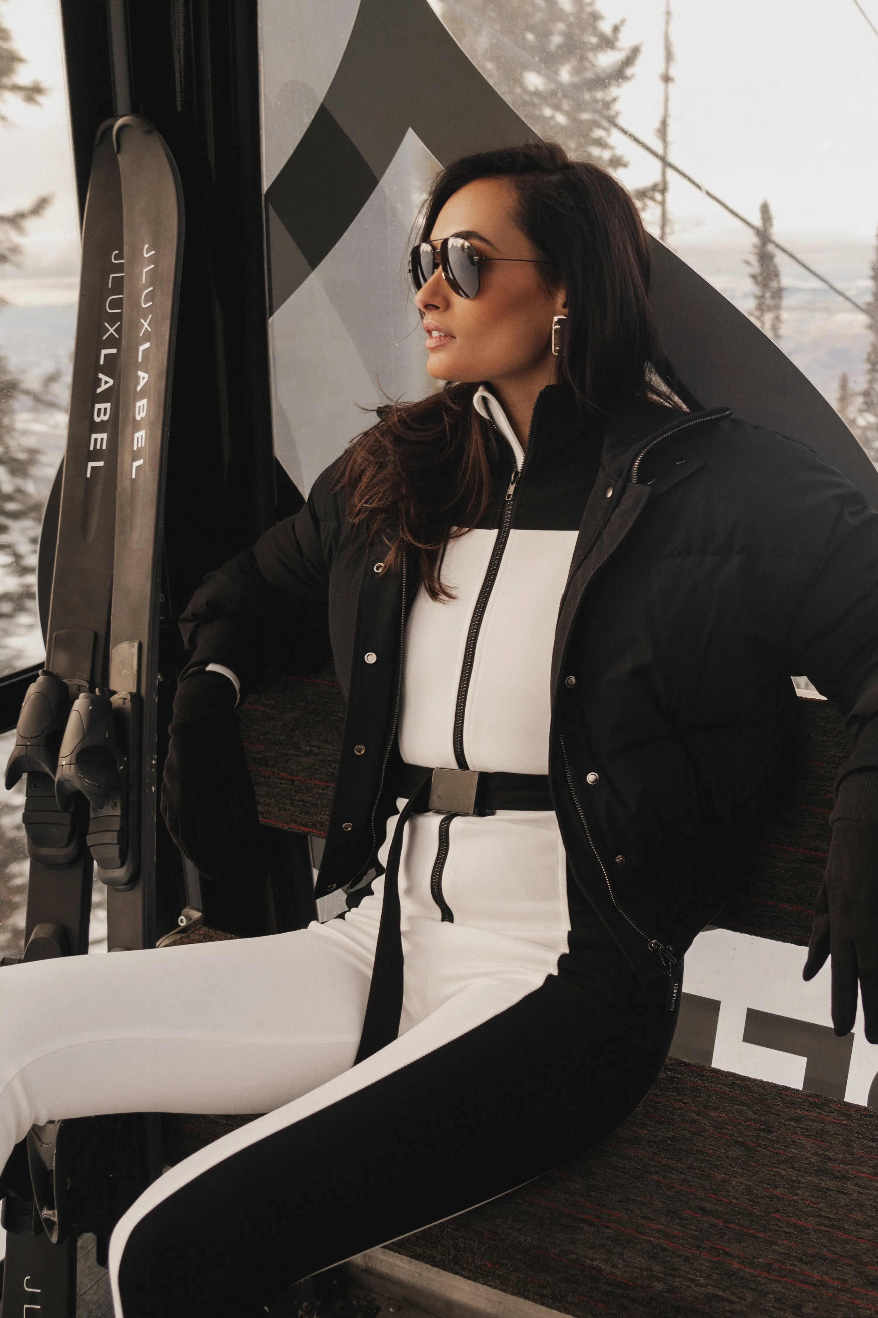 Black Arctic Rush Ski Suit