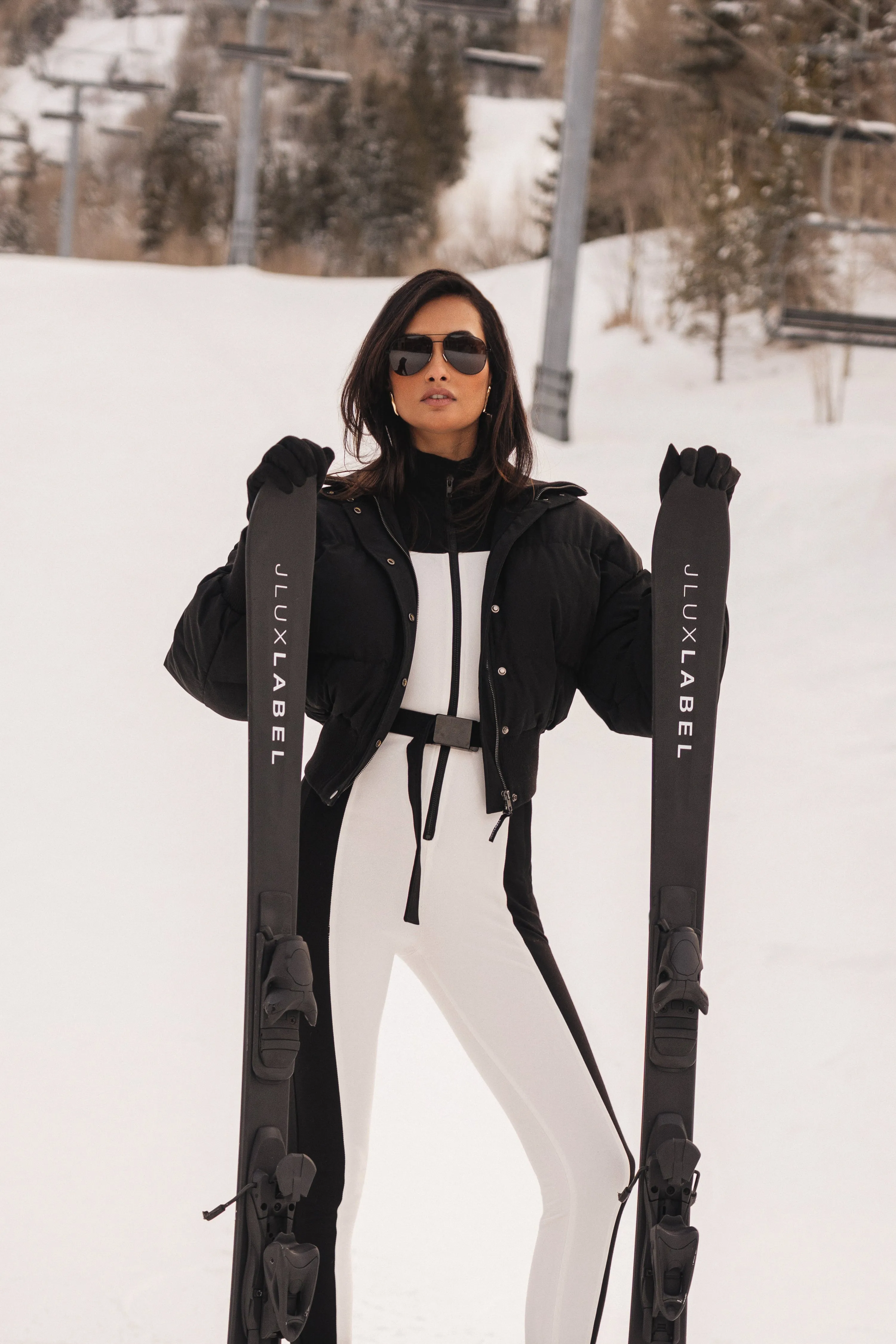 Black Arctic Rush Ski Suit